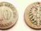 NIEMCY IMPERIUM 10 PFENNIG 1874 A