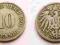 NIEMCY IMPERIUM 10 PFENNIG 1891 A