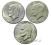 USA, dolar zestaw 3 sztuki