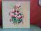 FIOŁKI..UROCZY OBRAZEK RĘCZNIE HAFTOWANY
