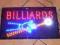 TABLICA REKLAMA SZYLD NEON BILLARD