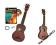 KK391 VOLT EFEKTOWNE UKULELE SET BRĄZOWE
