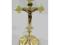Krzyż stojący z reliefem mosiądz, Bielsko