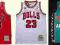 Michael Jordan Bulls Wizards All Star koszulki NBA