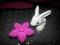 lego duplo królik z różowym kwiatkiem
