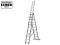 Drabina wolnostojąca CORDA 3x11 szczebli Krause