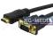 Kabel VGA-HDMI 3m gold FULL HD D-Sub VGA HDMI HD25