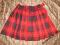 SPÓDNICZKA PLISOWANA  W KRATĘ ROZM  134-142