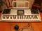 Keyboard organy piano 61 dynam klaw usb stojak