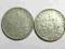Francja, 2x 1 Frank, 1898,1902 r. Ag (2)