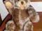 STARY RUCHOMY MIS  TROCINIAK   STEIFF 28CM