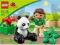 LEGO Duplo PANDA 6173 _ zoo MIŚ ULUBIONY Zestaw