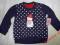 MATALAN nowa modna bluza groszki 9-12m-cy