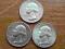 02357 -  25 CENTÓW - USA - SREBRO ZESTAW 3 SZTUKI