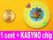 1 cent + KASYNO chip-INDIANA GAMING-Lawrenceburg