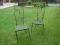 Krzesło kute, stylowe, ogrodowe, komplet 4 sztuk
