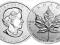 KANADA 5 DOLLARS 2012 LIŚĆ KLONOWY 1 OZ FINESILVER