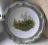PORCELANOWY TALERZ W CYNOWEJ RAMIE  JELEŃ , LAS