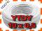 KABEL PRZEWÓD DOMOFONU YTDY 10 x 0,5 10 ŻYŁOWY