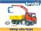 Bruder 03651 Mercedes Arocs ciężarówka z dźwigiem