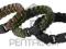 BRANSOLETKA LINKA PARACORD FASTEX SURVIVAL BLACK