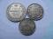 ZESTAW SREBRNYCH KOPIEJEK 20 , 15 , 10