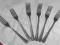 HEFRA WIDELCE OBIADOWE stainless SATURN 6 szt nowe