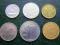 WŁOCHY - Zestaw 6 monet każda inna ##############