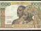 Afryka Zachodnia 1000 Franc ND/1959-65 P-103Al !!!
