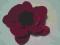 Kwiat z filcu (Mak)