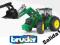 BRUDER 03051 TRAKTOR JOHN DEERE ŁADOWARKA ŁADOWACZ