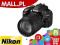 Lustrzanka Nikon D3200 Black + AF-S 18-105 DX VR
