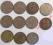 Zestaw monet -  Rosja -  11 sztuk - 20 kopiejek