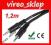 Kabel mini JACK 3,5mm M/M 1.2m IPhone IPad Android
