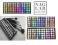 7 szt PĘDZLI PALETA CIENI 78 kolorów wybór RÓŹE