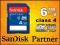 4GB SANDISK SDHC STANDARD 6MB/S CLASS 4 FV