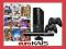 KONSOLA XBOX 360 500GB E KINECT + 45 GIER 2 PADY