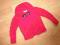 czerwony sweterek TRUE LOVE r. 98cm j. NOWY skóra