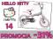 nowy srebrny ROWER Hello Kitty 14 HIT 2014 ! wyprz