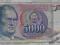 5000 Dinarów 1985 Jugosławia