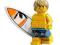 LEGO MINIFIGURES SERIA 2 SURFER UNIKAT