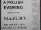 POLISH EVENING MAZURY YMCA TAŃCE POLSKIE 1964