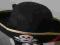 Czarny kapelusz Pirata