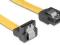 KABEL SATA DATA 50CM KĄTOWY DELOCK 50CM ZATRZASKI