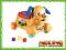 CHODZIK jeździk piesek z klockami Fisher Price