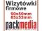 WIZYTÓWKI FIRMOWE 100 szt. PACKMEDIA WARSZAWA