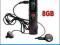 DYKTAFON CYFROWY 8GB METALICZNY ODTWARZACZ MP3 24H