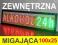 ALKOHOL 24h - REKLAMA LED zewn. migająca + pilot