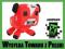 MINECRAFT GRZYBOWA KROWA PLUSZAK MASKOTKA CREEPER