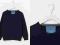 06435 ZARA BOYS__SWETER W SEREK NAVY__4-5LAT/110CM